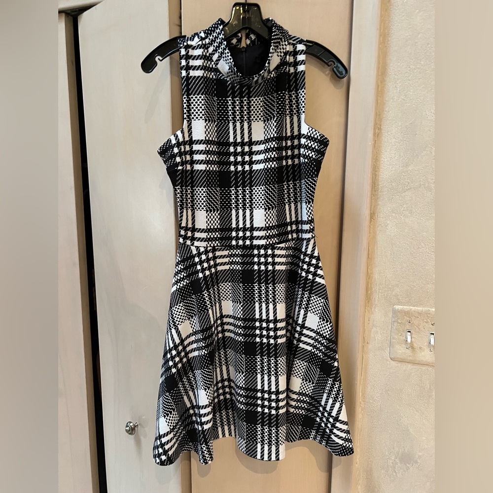 Black/white Dress, Aqua, M